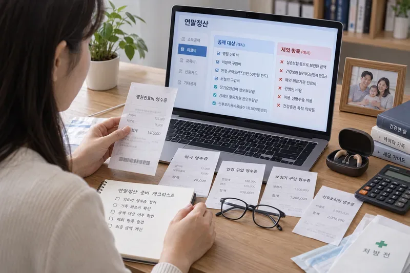 2026년 의료비 세액공제 대상과 제외 항목: 병원비·약값·안경·보험금까지 확인하는 법