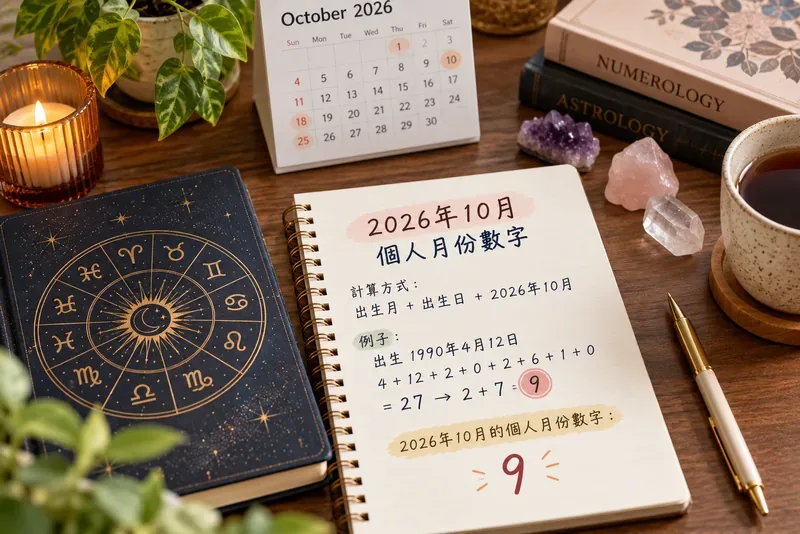 2026年10月個人月份數字怎麼算？1到9的意義與實際運用完整解析
