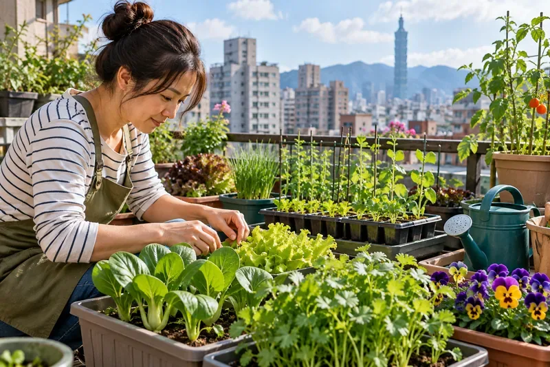 2026年10月臺北、新北種什麼？蔬菜、香草、花卉與每週播種定植清單
