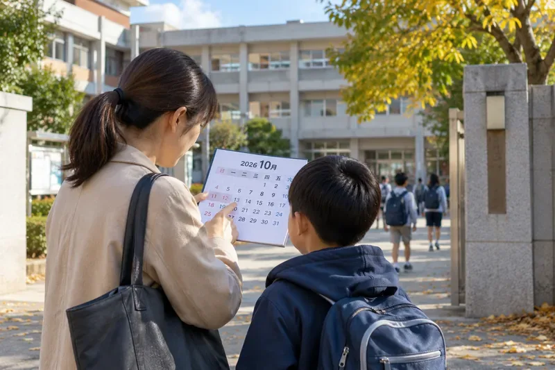 2026年10月臺北市學校放假日整理：國慶日、光復節連假、最後上課日與返校日期