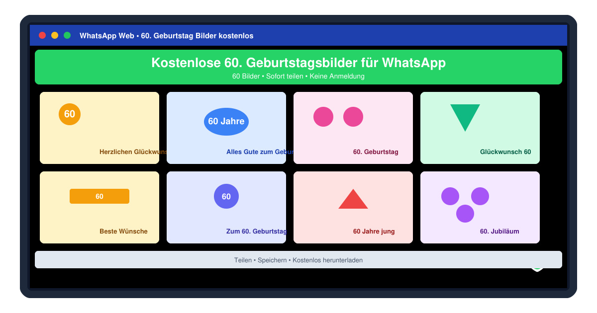 60 geburtstag bilder kostenlos WhatsApp