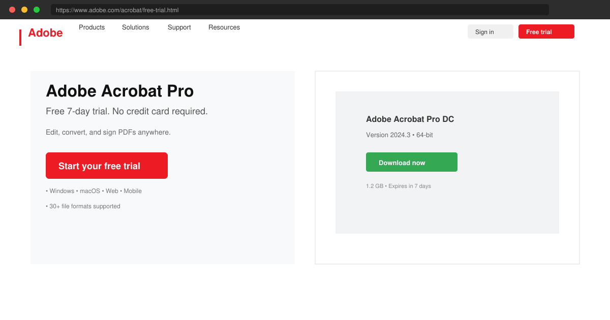 Adobe Acrobat free download