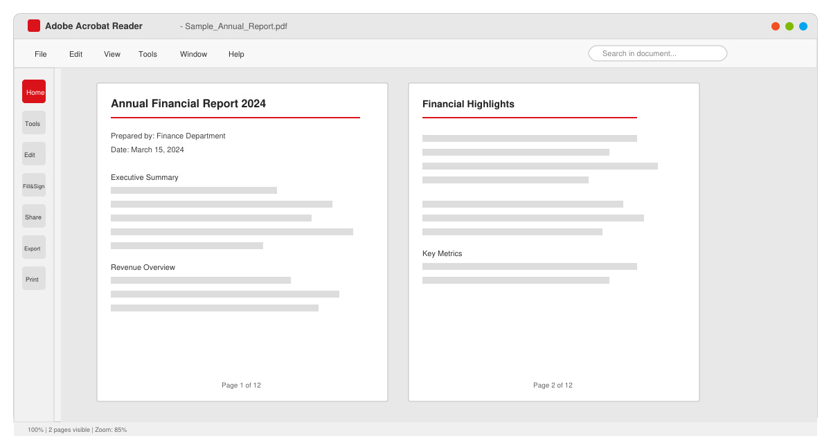 Adobe Acrobat PDF Reader Free