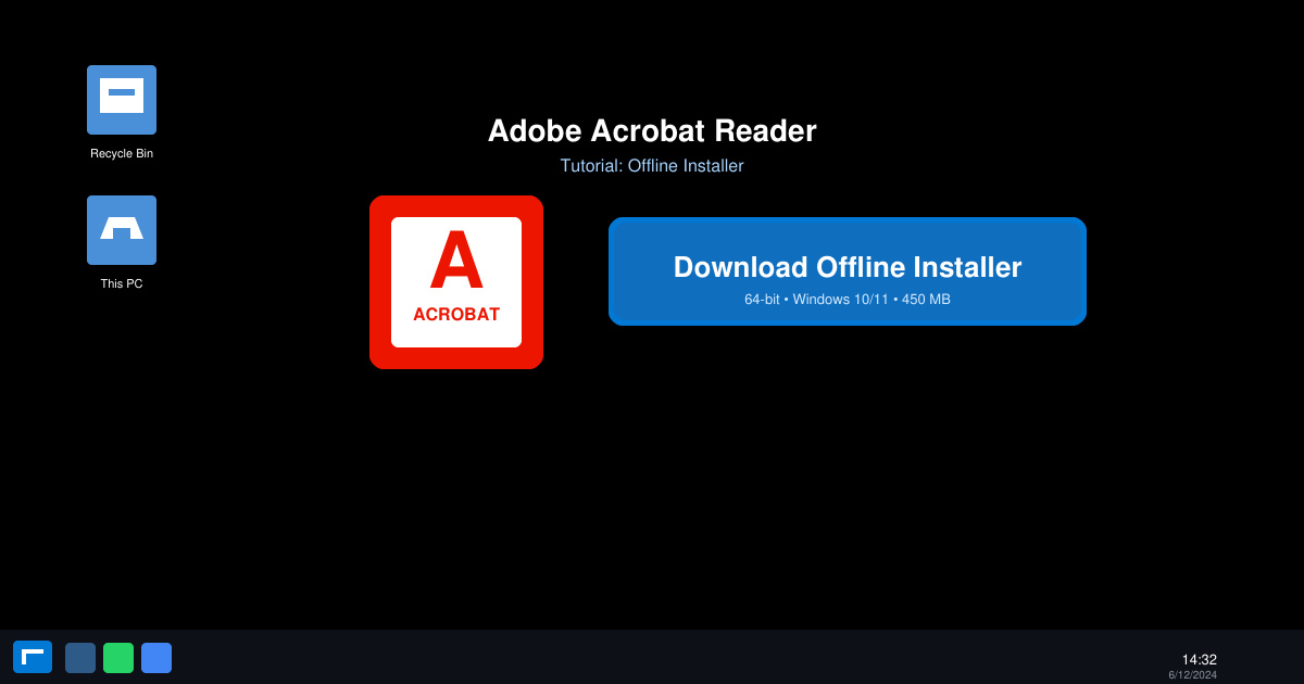 Adobe Acrobat Reader Offline Installer