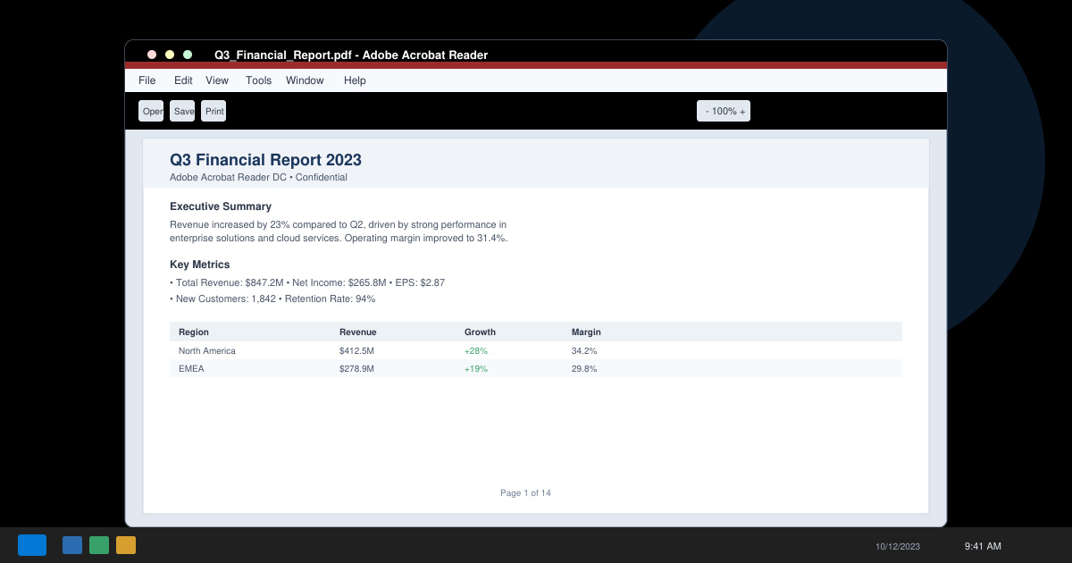 Adobe Reader for Windows
