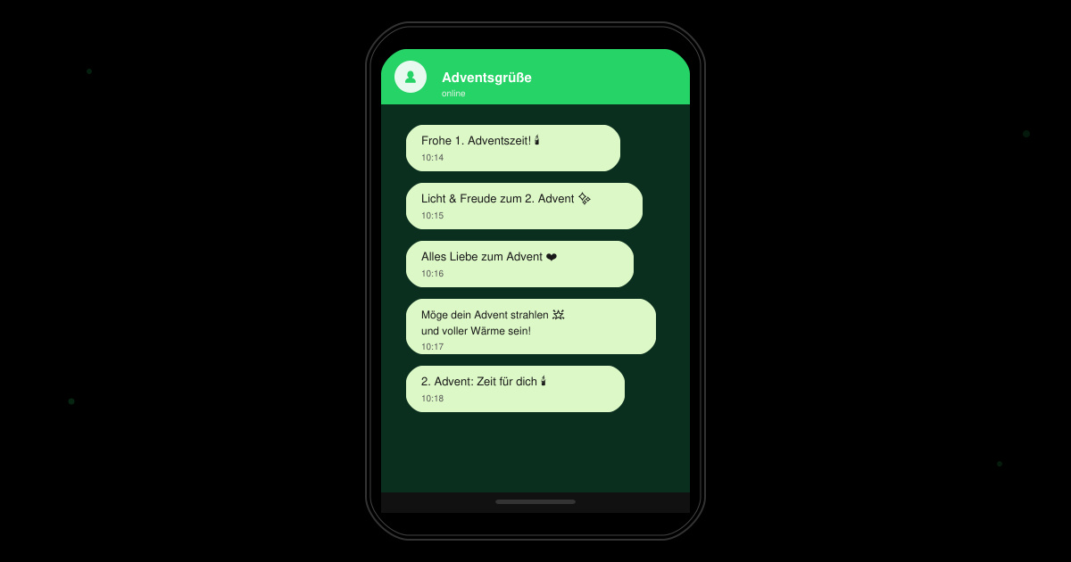 Adventsgrüße WhatsApp kostenlos 2 advent