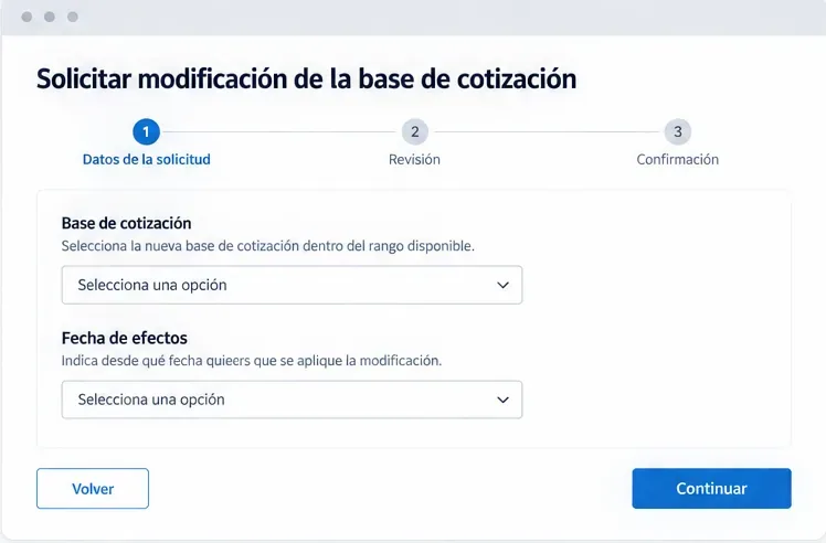 Autónomos 2026: cómo cambiar la base de cotización