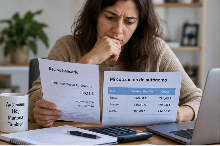 Autónomos 2026: qué hacer si has pagado una cuota incorrecta y cuándo te la devuelven