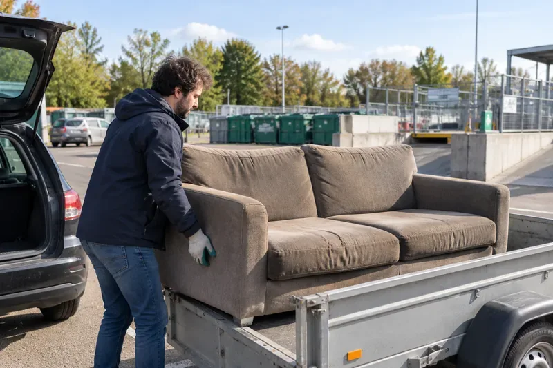 Bankstel weggooien in Ede: dit zijn de juiste opties voor grofvuil