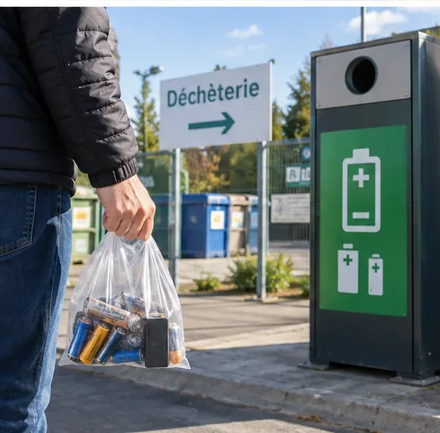 Batterie au lithium à Le Havre : où la déposer et comment la préparer correctement
