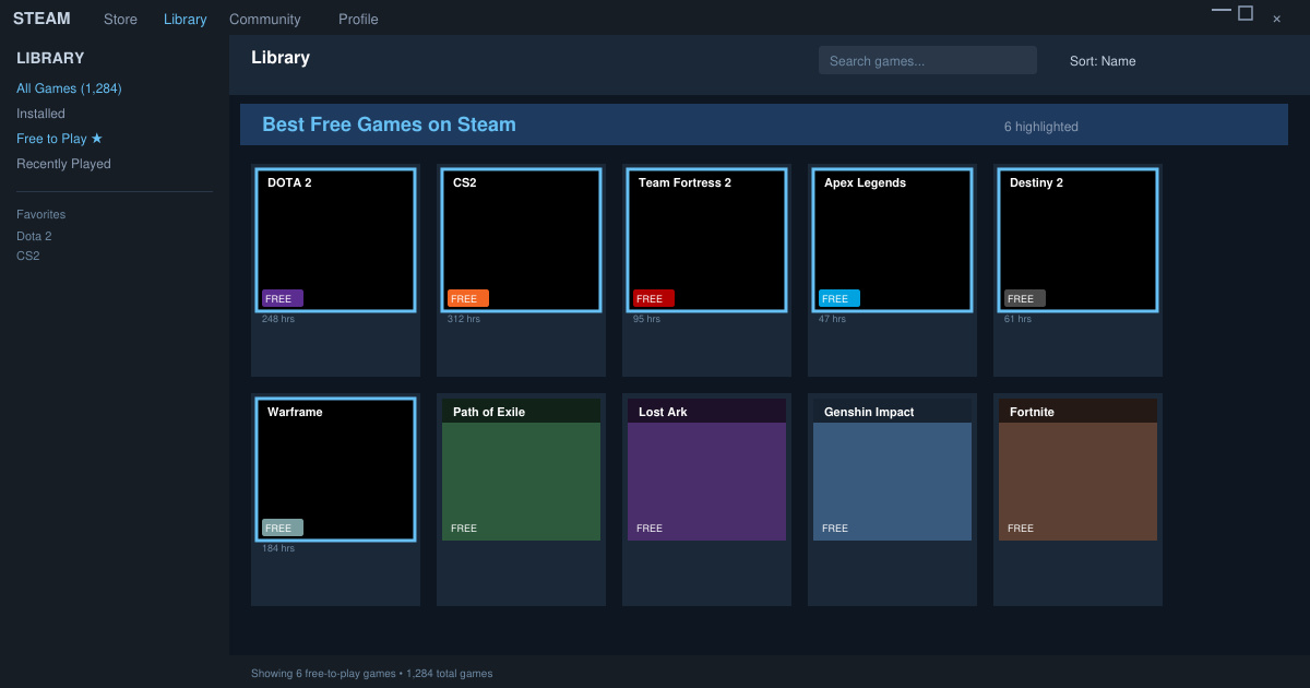 Best Free Games on Steam