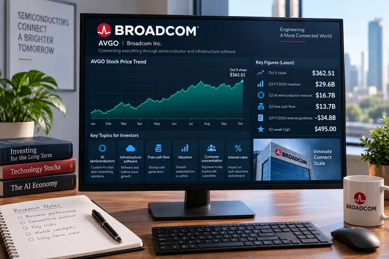 Broadcom (AVGO) Aktienkurs-Trendanalyse: Momentum bis Oktober 2026, KI-Wachstum und Abwägungen