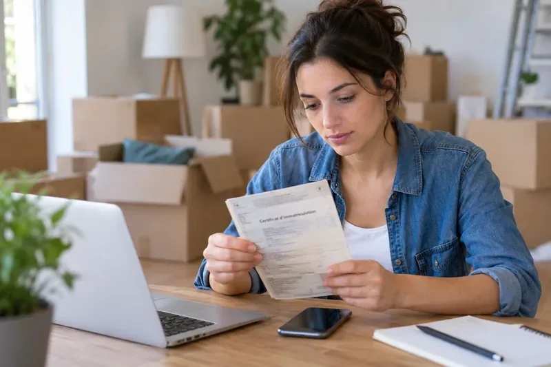 Carte grise après déménagement : quand changer l’adresse et que risque-t-on en cas de retard ?