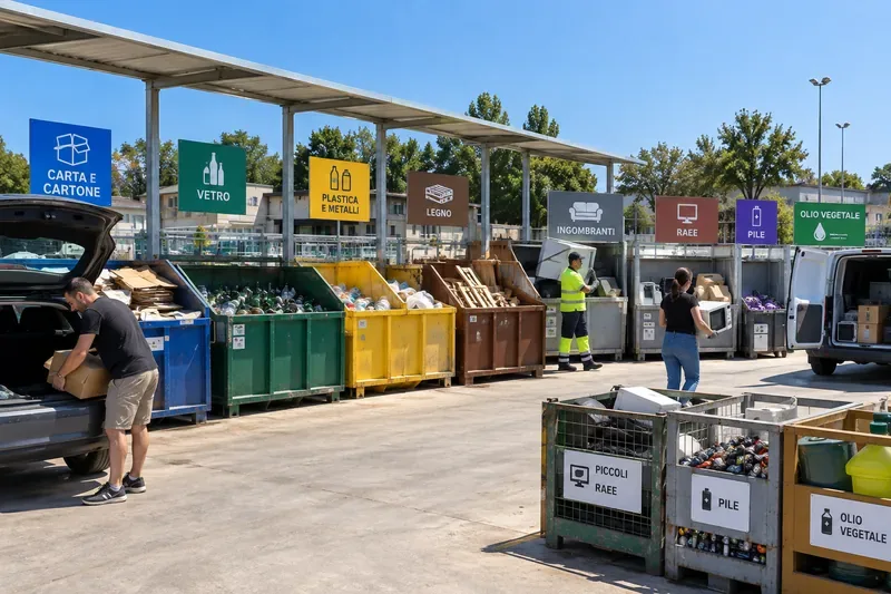 Centro di raccolta a Bari: orari, accesso e rifiuti accettati