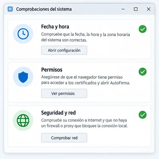 Certificado digital no funciona: qué comprobar paso a paso