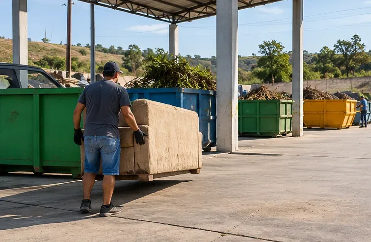 Coleta de móveis e entulho em Contagem: como solicitar e onde descartar
