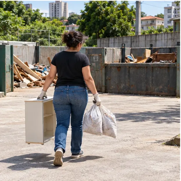 Coleta de móveis e entulho em Teresina: como solicitar sem descartar irregularmente