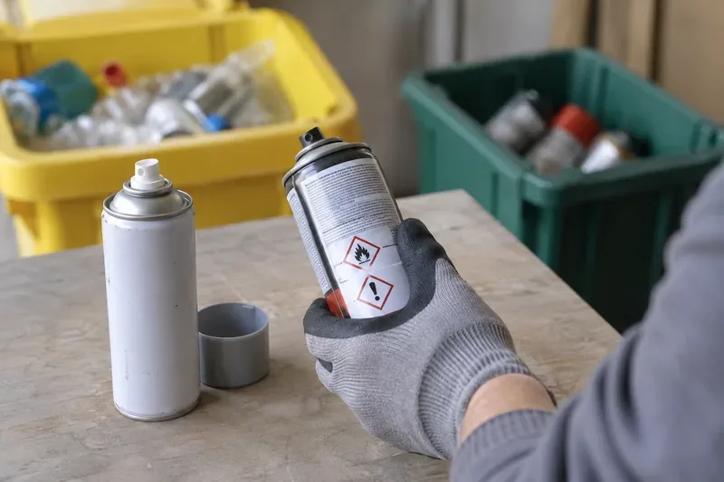 Come smaltire bombolette spray a Padova: dove buttarle in base ai simboli di pericolo