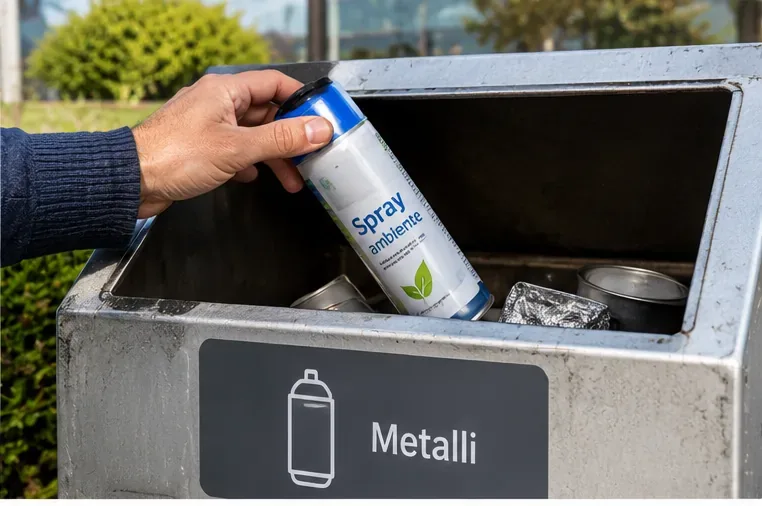 Come smaltire le bombolette spray a Venezia: metalli o Ecocentro?