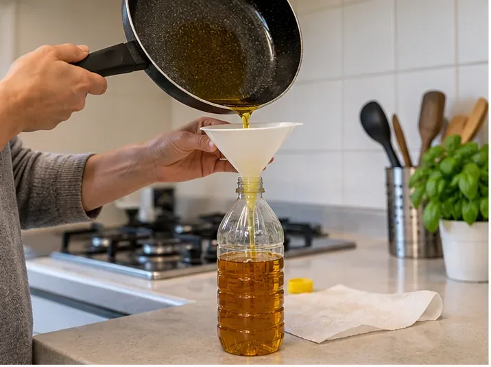 Come smaltire l’olio da cucina usato a Catania: cosa fare e dove portarlo