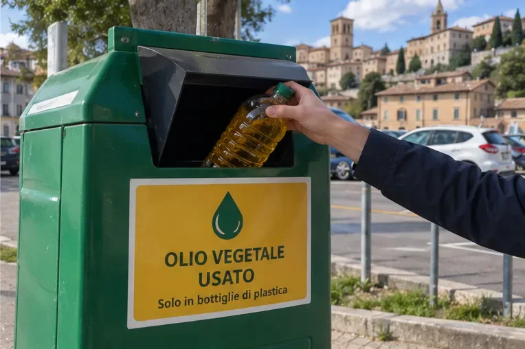 Come smaltire l’olio da cucina usato a Perugia: raccolta, contenitori e controlli pratici
