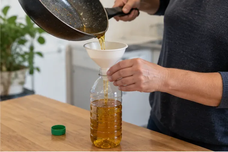 Come smaltire l’olio da cucina usato a Prato: raccolta, punti di consegna ed errori da evitare
