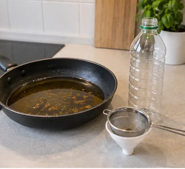 Come smaltire l’olio da cucina usato a Torino: raccolta, contenitori e errori da evitare