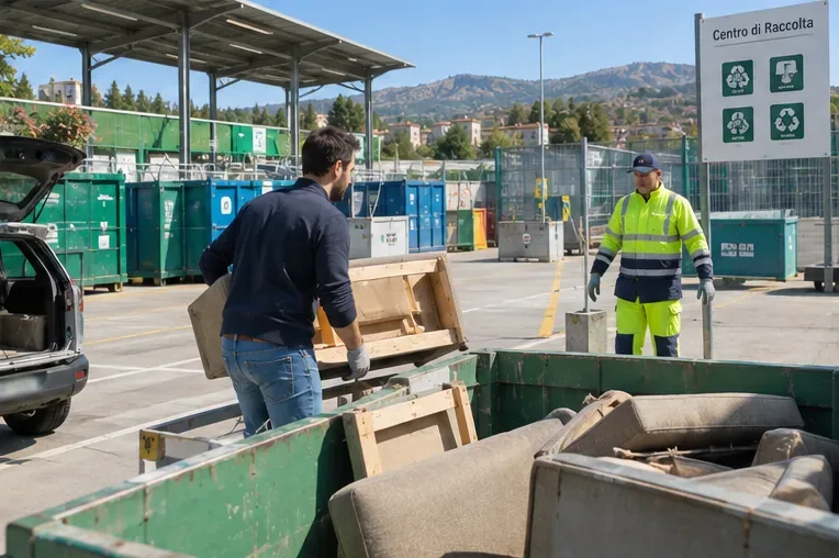 Come smaltire un divano a Brescia: ritiro gratuito, centri di raccolta e novità 2026