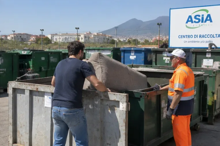 Come smaltire un divano a Napoli: ritiro ASIA e isole ecologiche