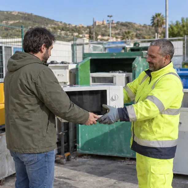 Come smaltire un microonde a Cagliari: ecocentro, ritiro e preparazione