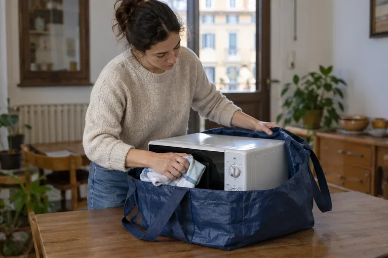 Come smaltire un microonde a Genova: RAEE, EcoVan e ritiro a domicilio
