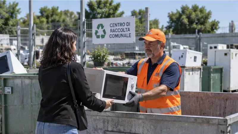 Come smaltire un microonde a Napoli: isole ecologiche, ritiro ASIA e negozi
