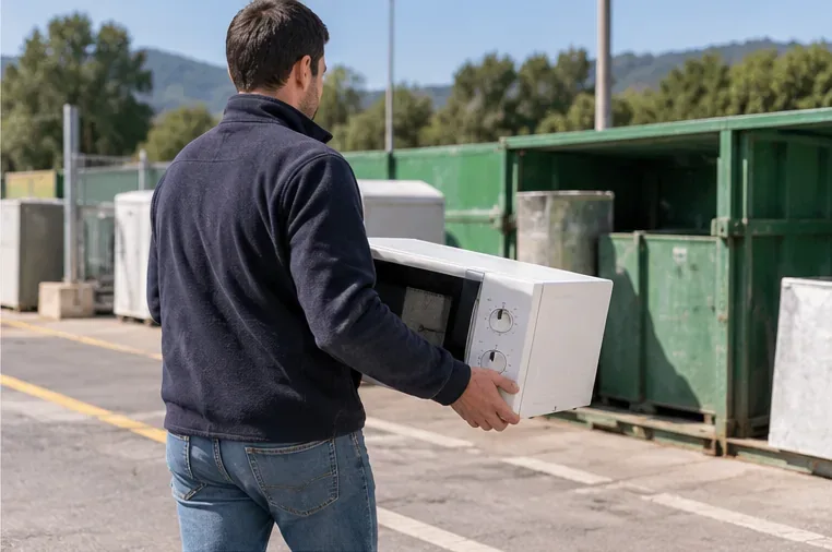 Come smaltire un microonde a Prato: Ecocentro, ritiro a domicilio o consegna al rivenditore?