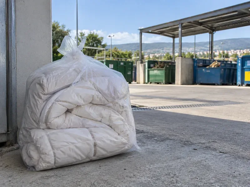 Come smaltire un piumone a Reggio Calabria: regole, ritiro e novità 2026
