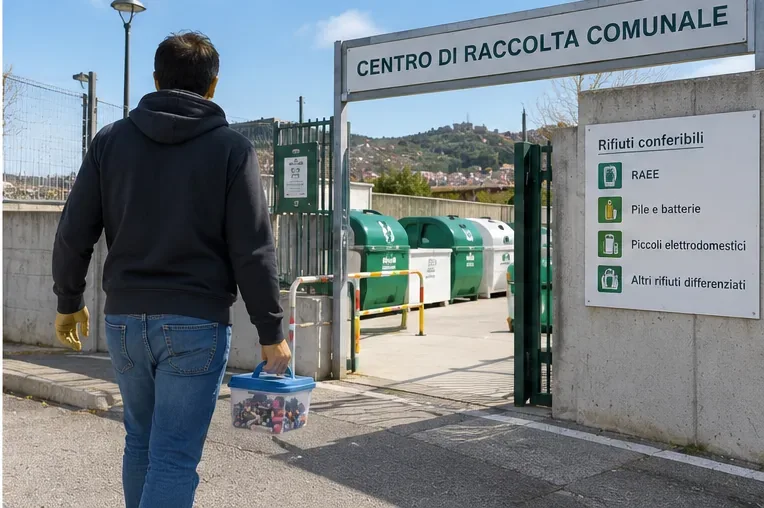 Come smaltire una batteria al litio a Cagliari: ecocentro, rivenditore o RAEE?