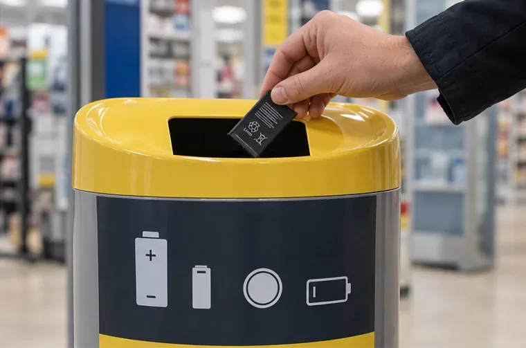 Come smaltire una batteria al litio a Perugia: negozio, centro di raccolta o RAEE?