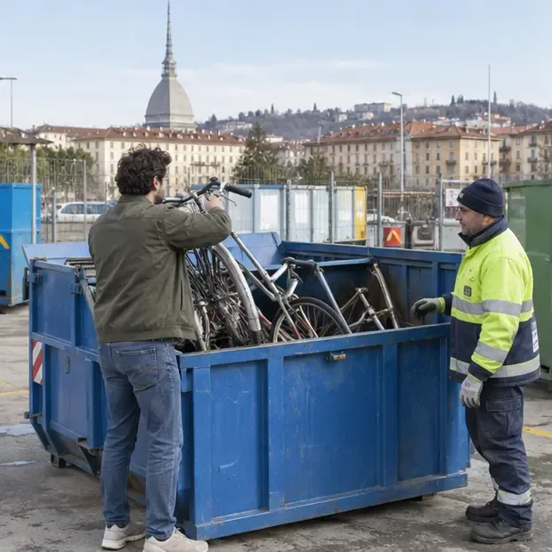 Come smaltire una bicicletta a Torino: riuso, centri AMIAT e ritiro