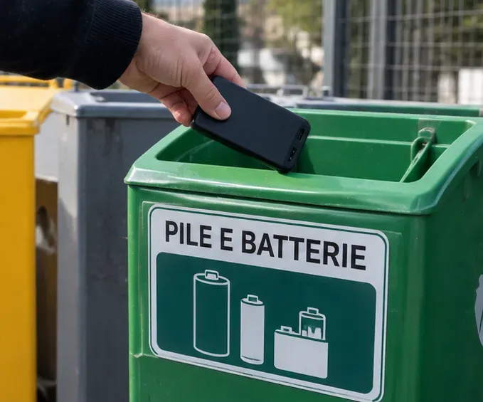 Come smaltire una power bank a Catania: raccolta corretta, CCR e batterie danneggiate