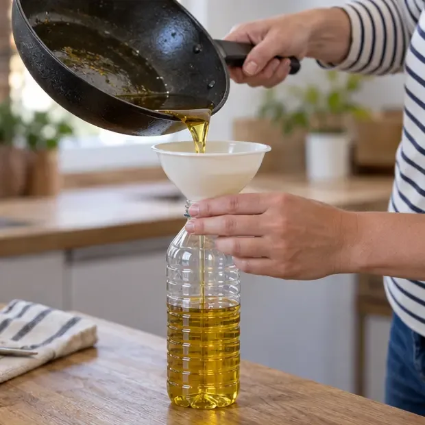 Comment jeter de lhuile de cuisson usagée à Lyon ?
