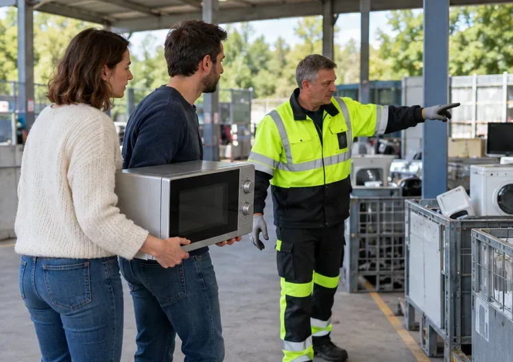 Comment jeter un micro-ondes à Saint-Étienne sans se tromper de collecte ?