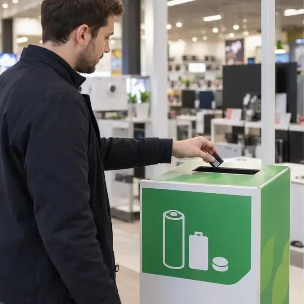 Comment jeter une batterie au lithium à Amiens ? Les options sûres
