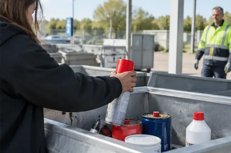 Comment jeter une bombe aérosol à Dijon ? Le bon geste selon qu’elle est vide ou non