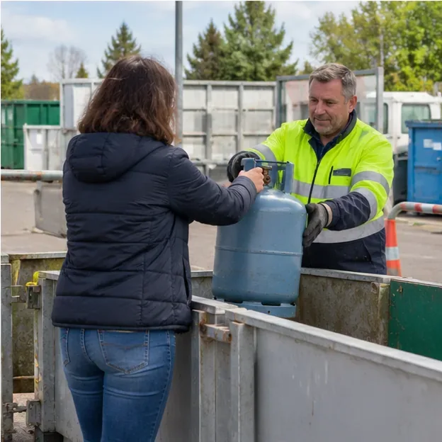 Comment jeter une bouteille de gaz à Lille ? Reprise, déchèterie et règles à connaître