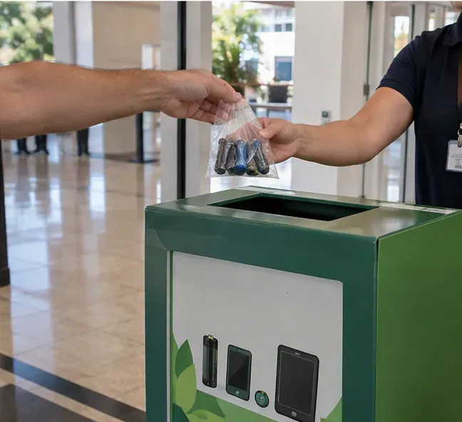 Como descartar bateria de lítio em Brasília com segurança