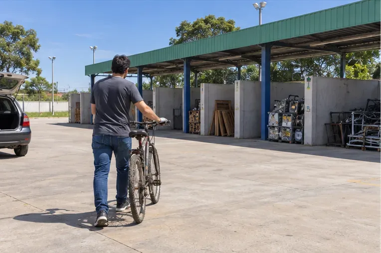 Como descartar bicicleta em Guarulhos: Ecopontos, Cata-Tralha e reaproveitamento