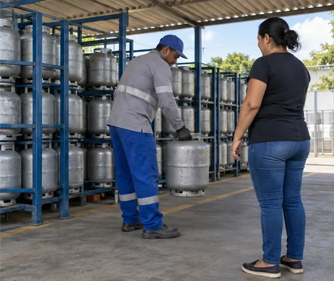 Como descartar botijão de gás com segurança: onde levar e o que evitar
