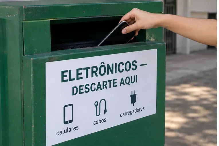 Como descartar celular em Goiânia: passo a passo para apagar seus dados e entregar no lugar certo
