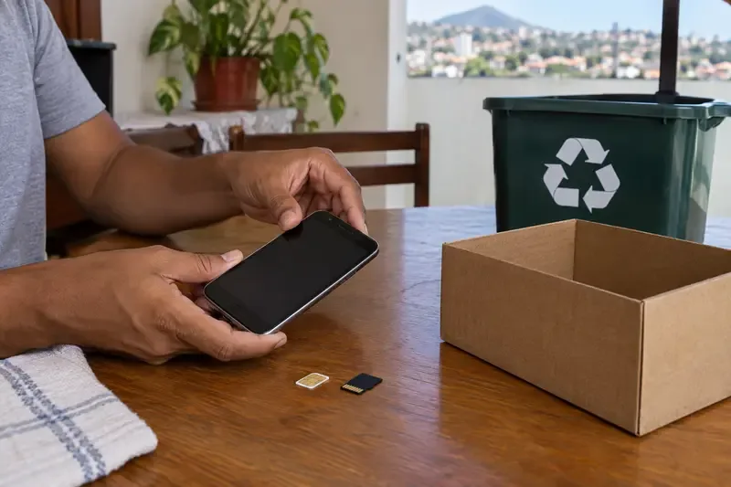 Como descartar celular em São Gonçalo de forma segura