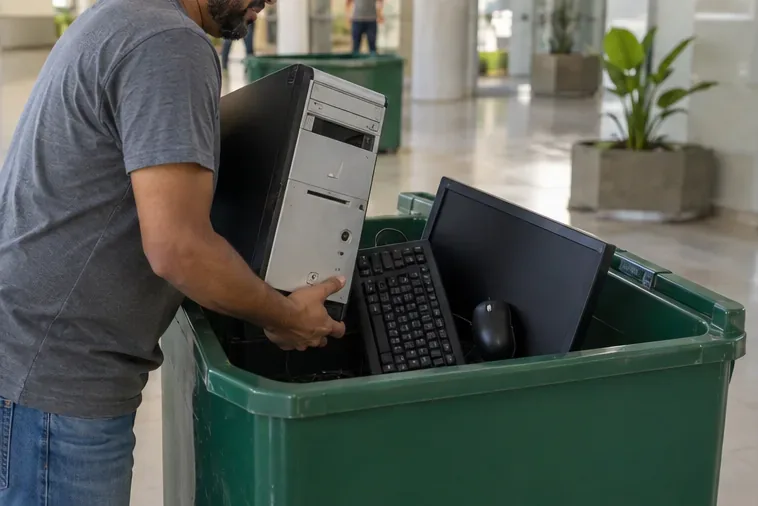 Como descartar computador em Brasília: venda, PEV ou coleta em casa?