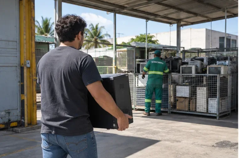 Como descartar computador em Maceió: opções, cuidados com dados e onde levar